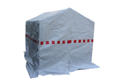 [306011/0019] Schweißerzelt (Arbeitszelt), 3 x 2 x 2,1 m, A 300, mit PVC-Plane