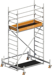 [371315/0006] Fahrgerüst, 0,75 x 1,8 m AH=4,3 m, Layher, 3202