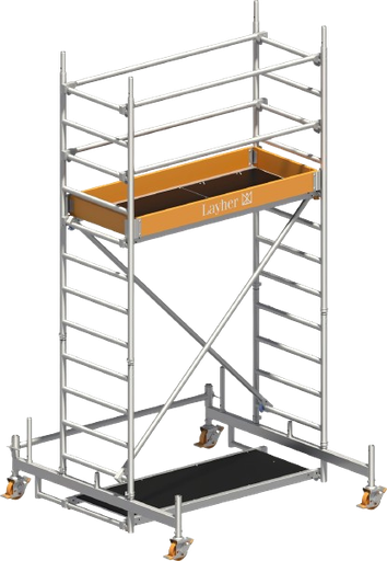 [371315/0006] Fahrgerüst, 0,75 x 1,8 m AH=4,3 m, Layher, 3202