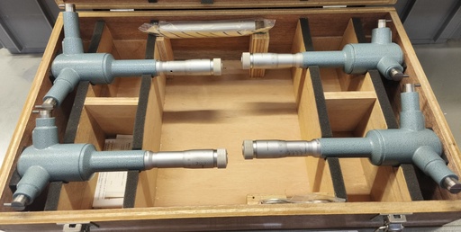 [361021/0021] 3-Punkt Innenmessschraube Holtest im Satz, 100-200 mm (4 Stk.)